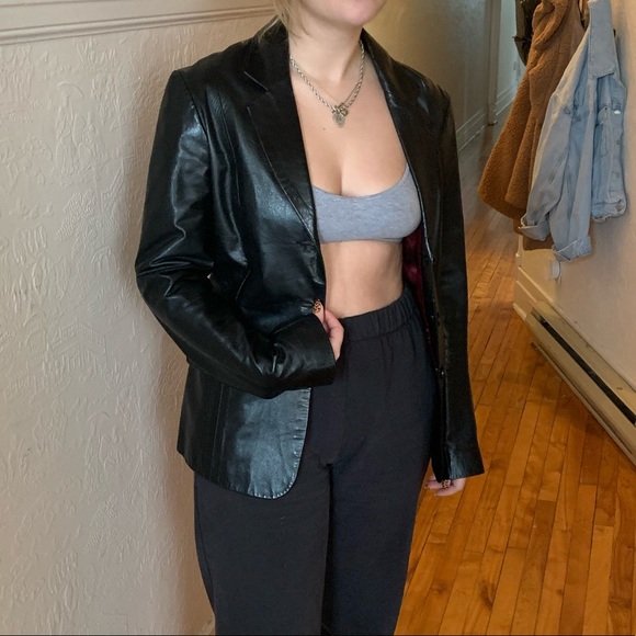 RUDSAK vintage leather blazer - Picture 2 of 13